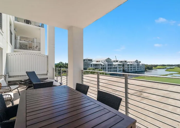 Aparthotel New Kiva On The Gulf W Private Beach, Golf, Pools, Spa & Amazing Balcony Views!